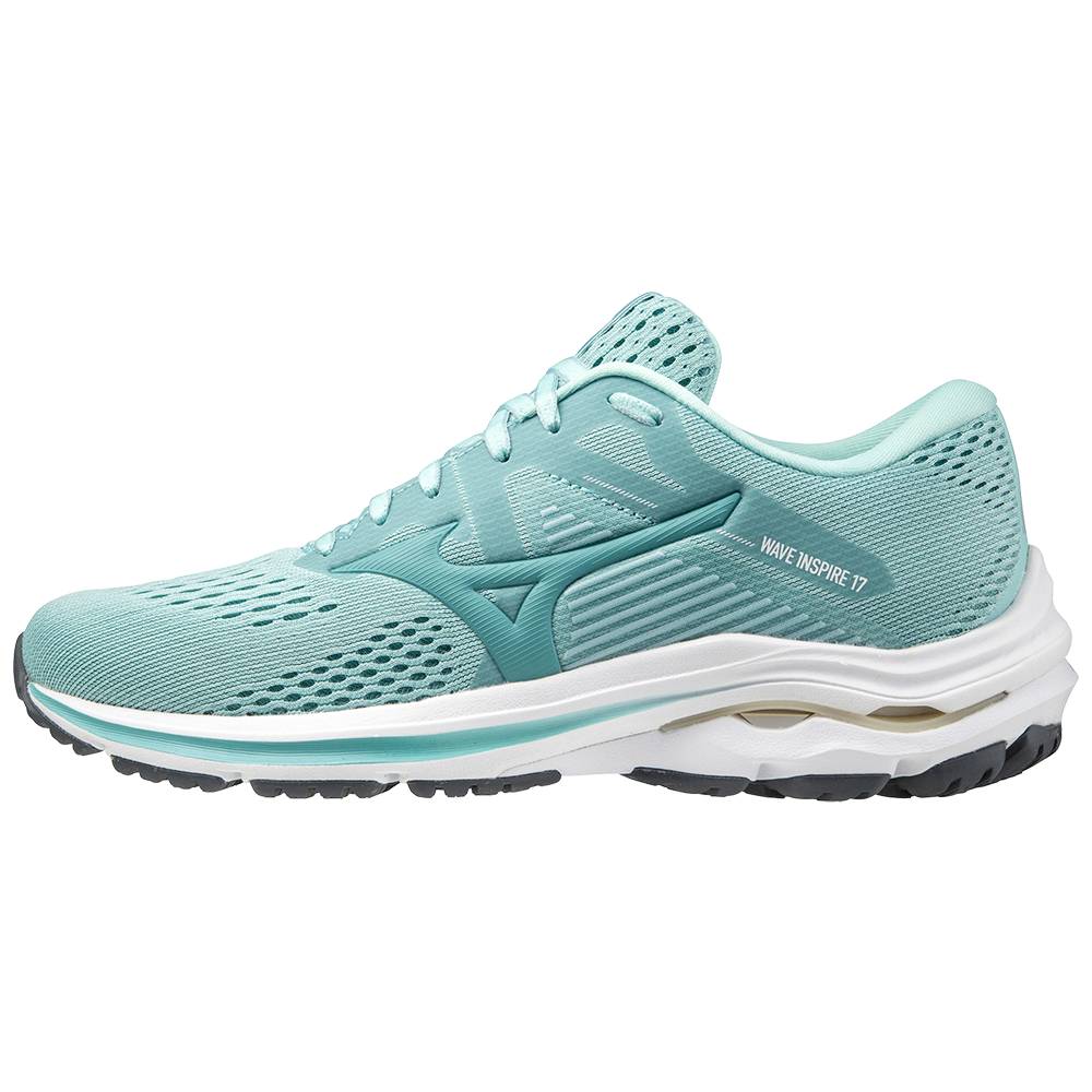 Scarpe Running Mizuno Wave Inspire 17 Donna - Blu/Verde Acqua - 15902-NWZH